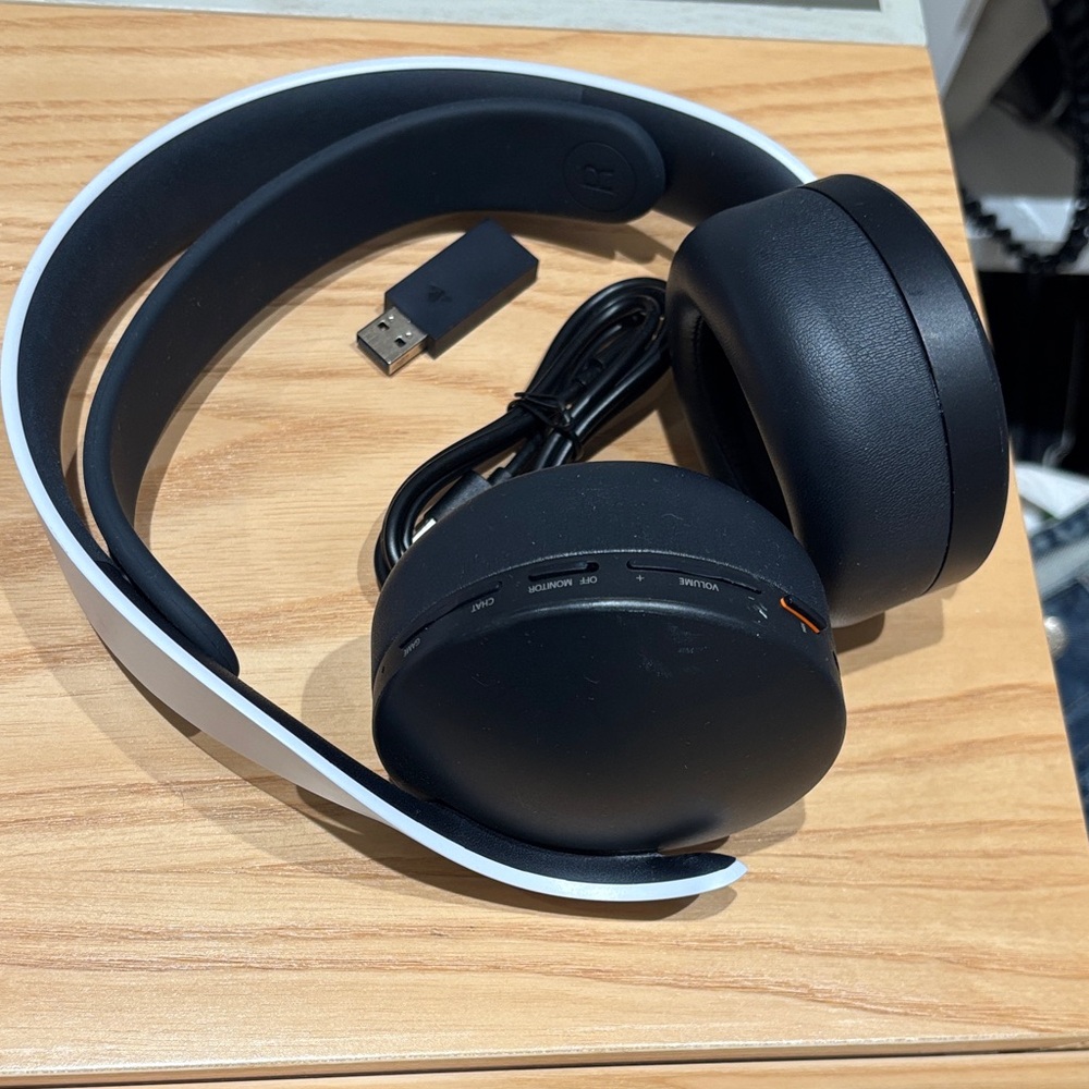 Sony Black and White Gaming Headset